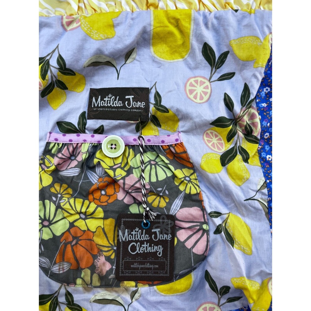 Matilda Jane Adventure Begins‎ Lemon Zest Joey Bag Purse BoHo Prints - Picture 2 of 9